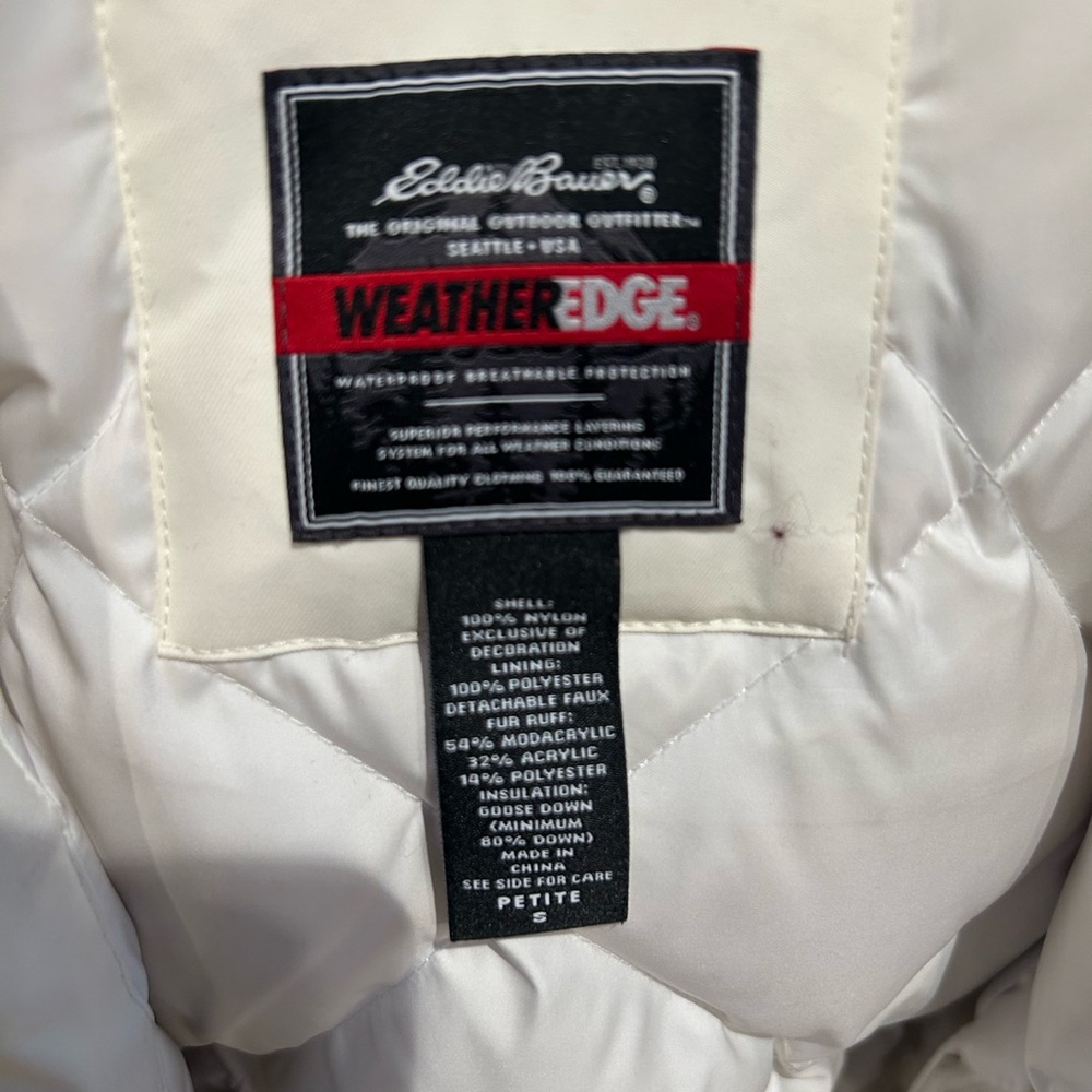 Eddie Bauer weather edge jacket